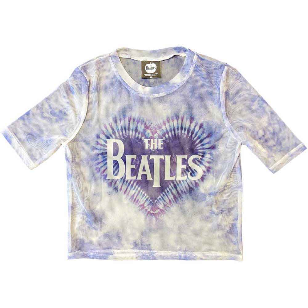 Tielko The Beatles - Heart & Drop T Logo, Žena,Biela,L