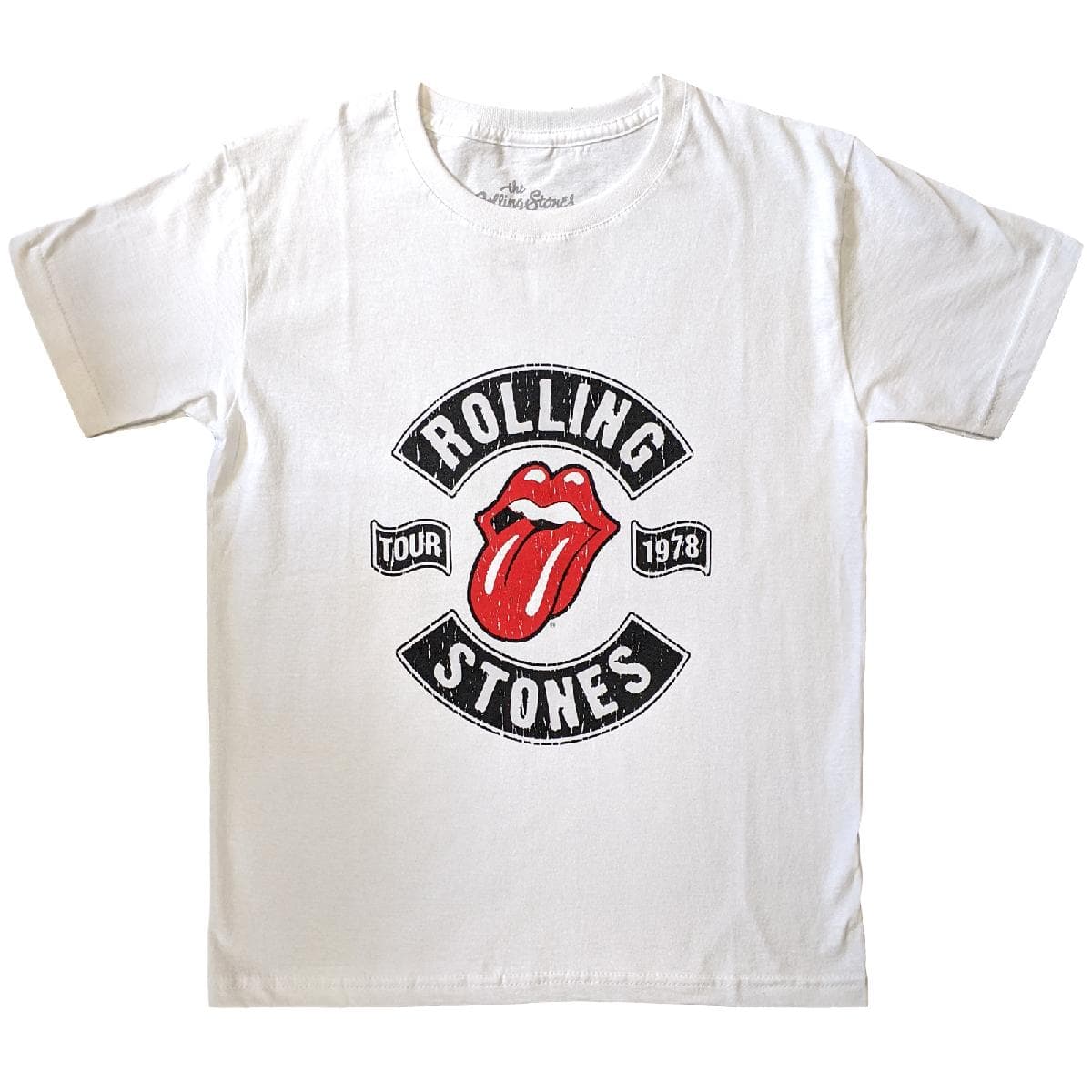 Tričko The Rolling Stones - US Tour 1978, Dieťa,Biela,9 – 10 rokov