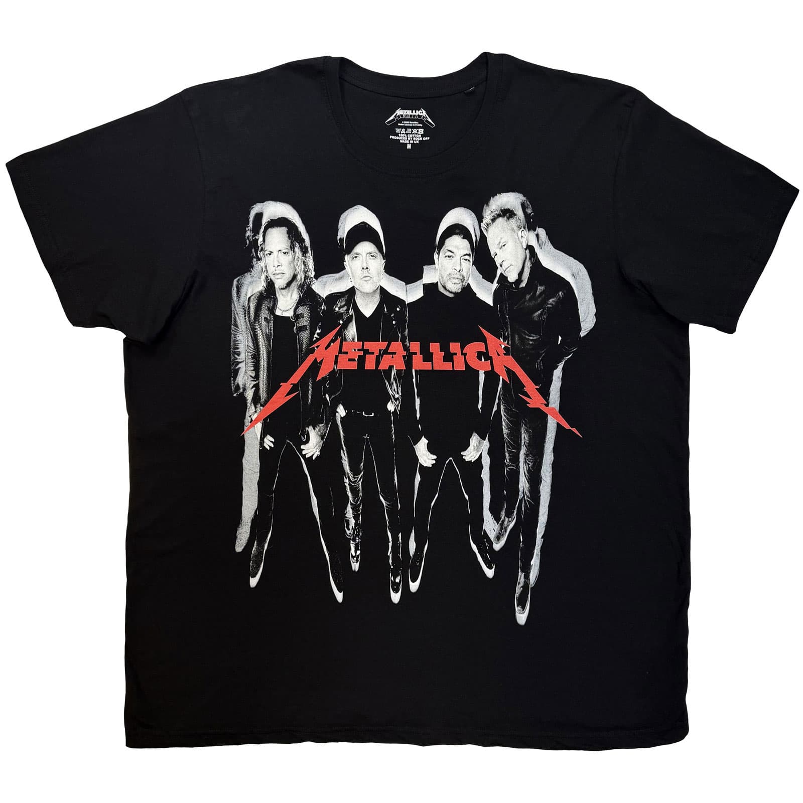 Tričko Metallica - All Over Full, Unisex,Čierna,S