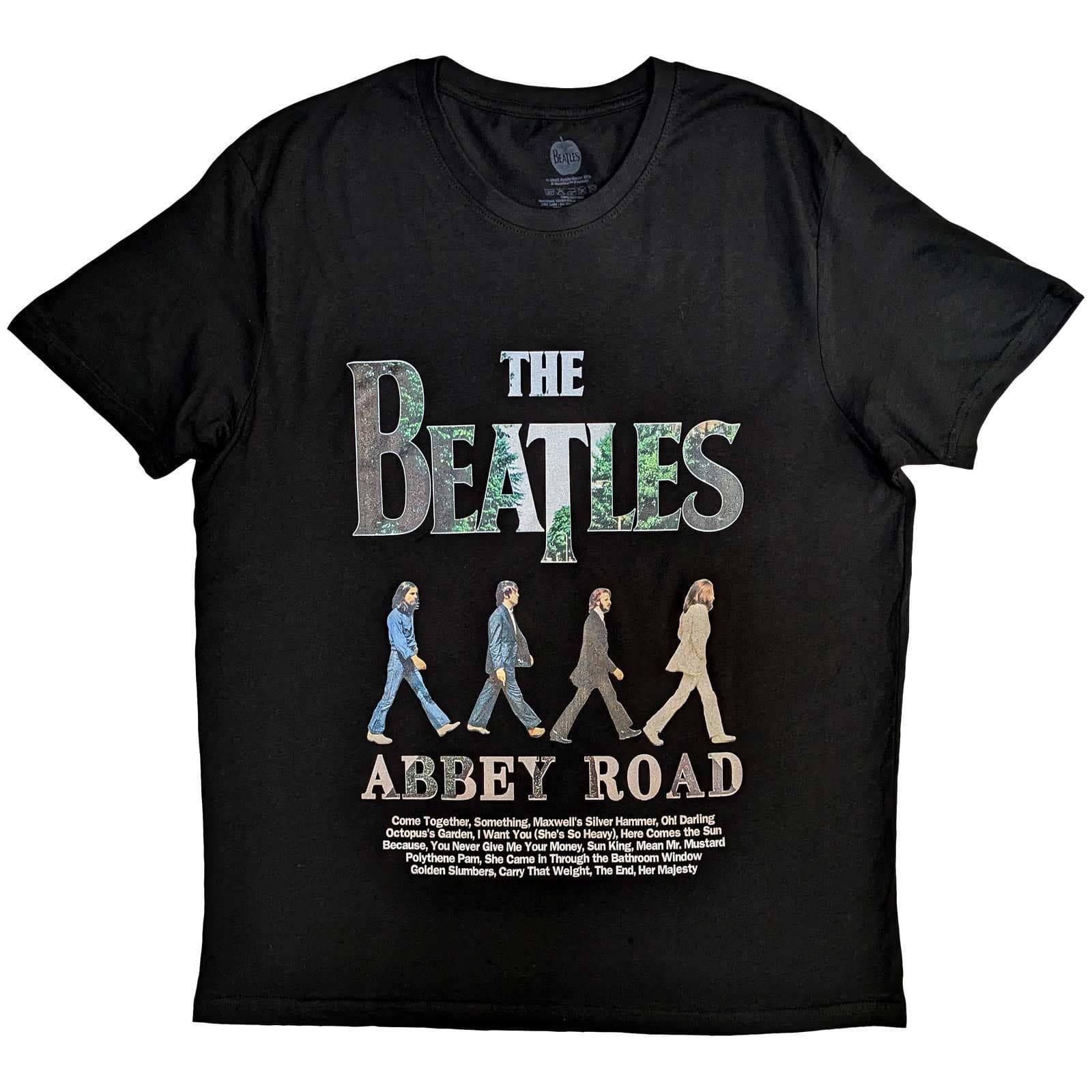 Tričko The Beatles - Abbey Road '23, Unisex,Čierna,S