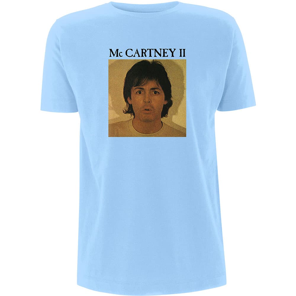 Tričko Paul McCartney - McCartney II, Unisex,Modrá,M
