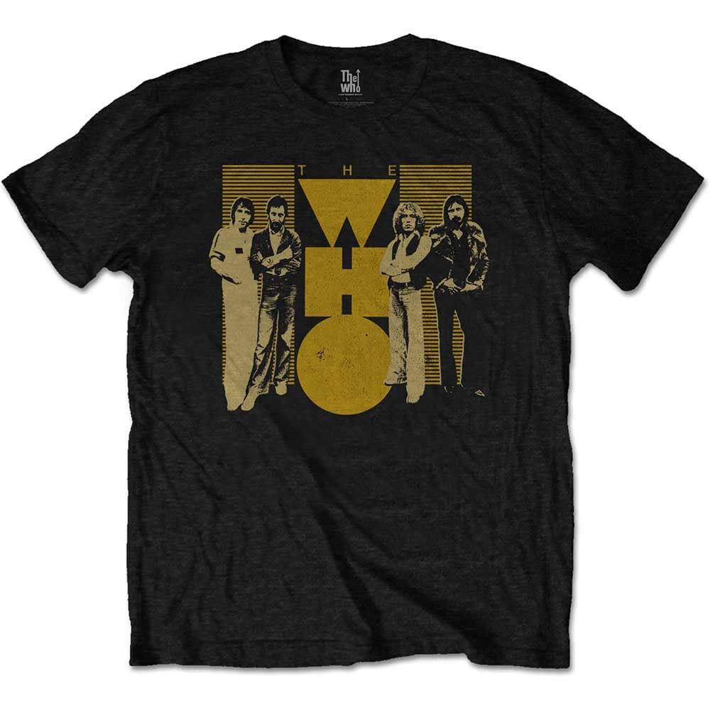 Tričko The Who - Yellow, Unisex,Čierna,L