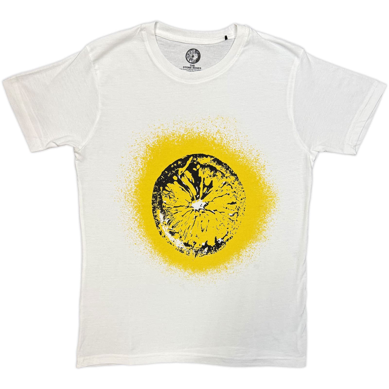 Tričko The Stone Roses - Lemon Spray, Unisex,Biela,M