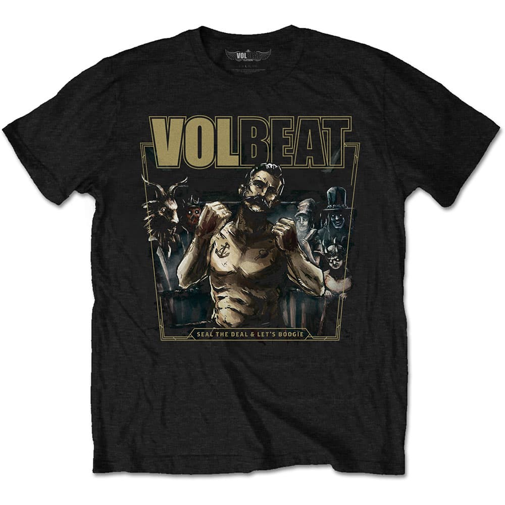 Tričko Volbeat - Seal the Deal, Unisex,Čierna,M