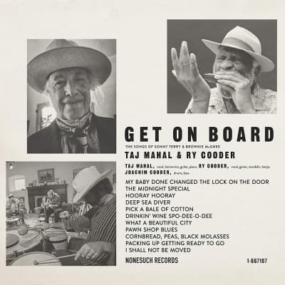 Vinyl Taj Mahal and Ry Cooder - GET ON BOARD