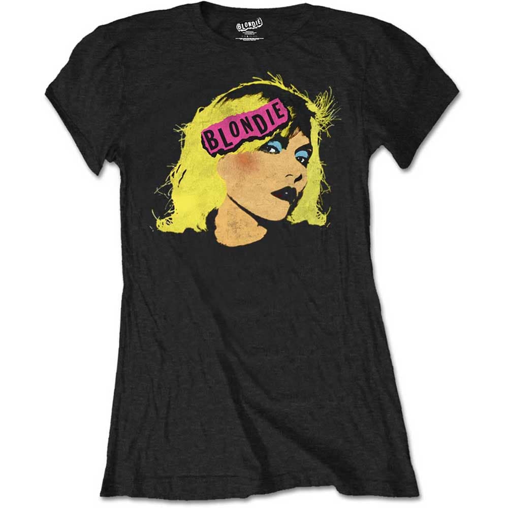 Tričko Blondie - Punk Logo, Žena,Čierna,L