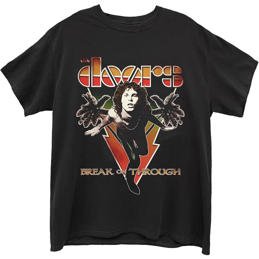 Tričko The Doors - Break On Through, Unisex,Čierna,S