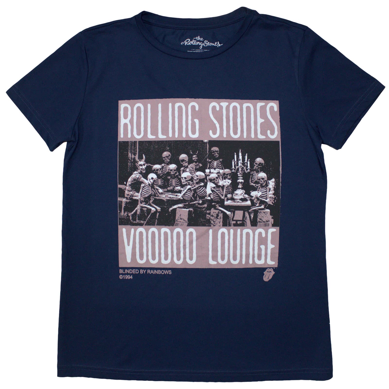 Tričko The Rolling Stones - Voodoo Skulls, Žena,Modrá,XL