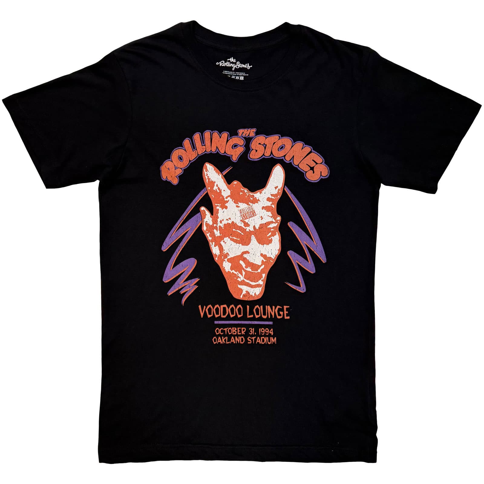 Tričko The Rolling Stones - Voodoo Oakland Stadium, Unisex,Čierna,M