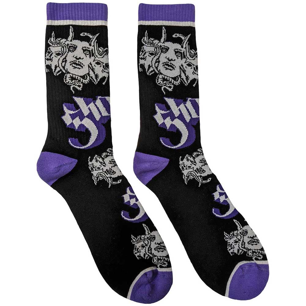 Ponožky Ghost - Copia, Unisex,Čierna,UK 7 - 11