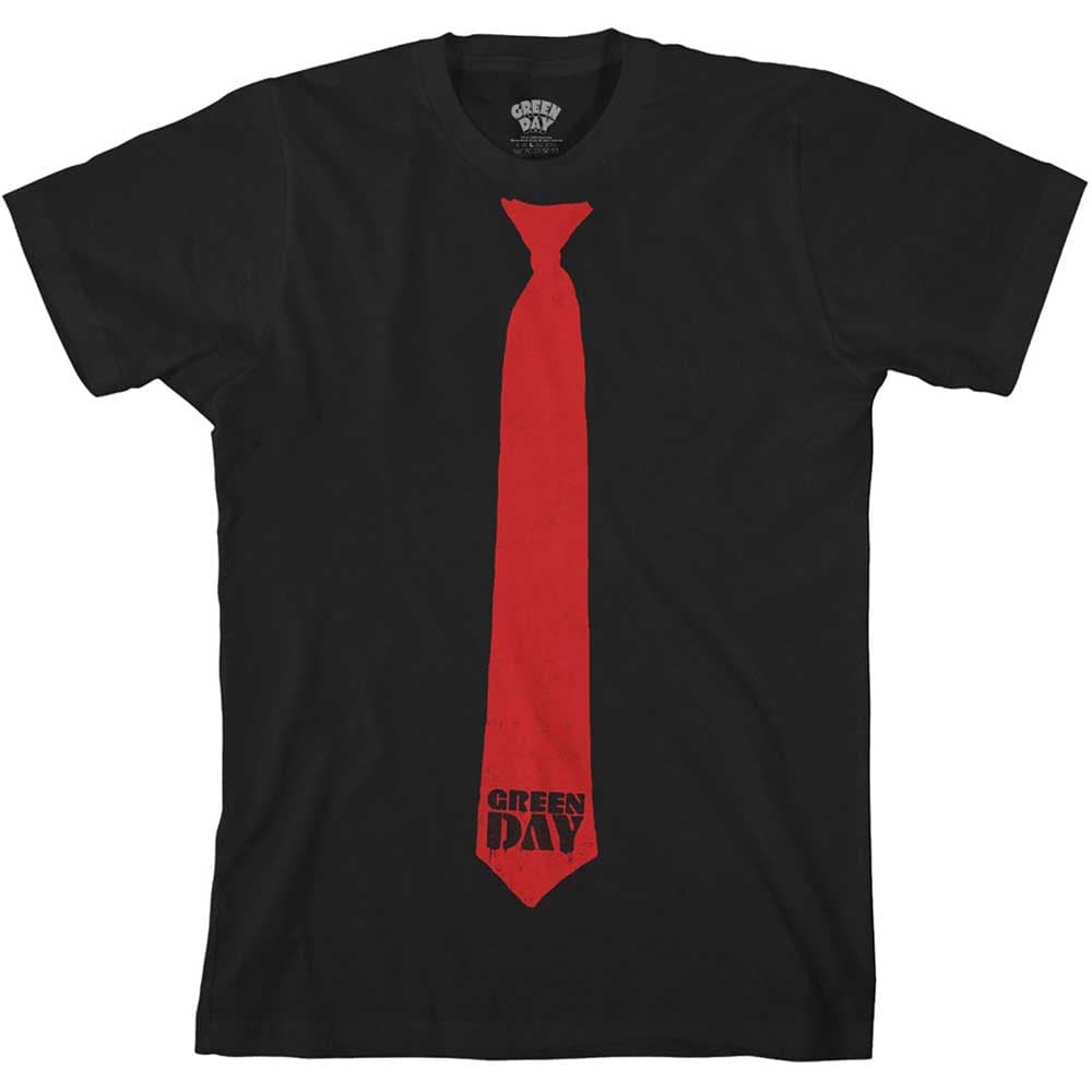 Tričko Green Day - Tie, Unisex,Čierna,M