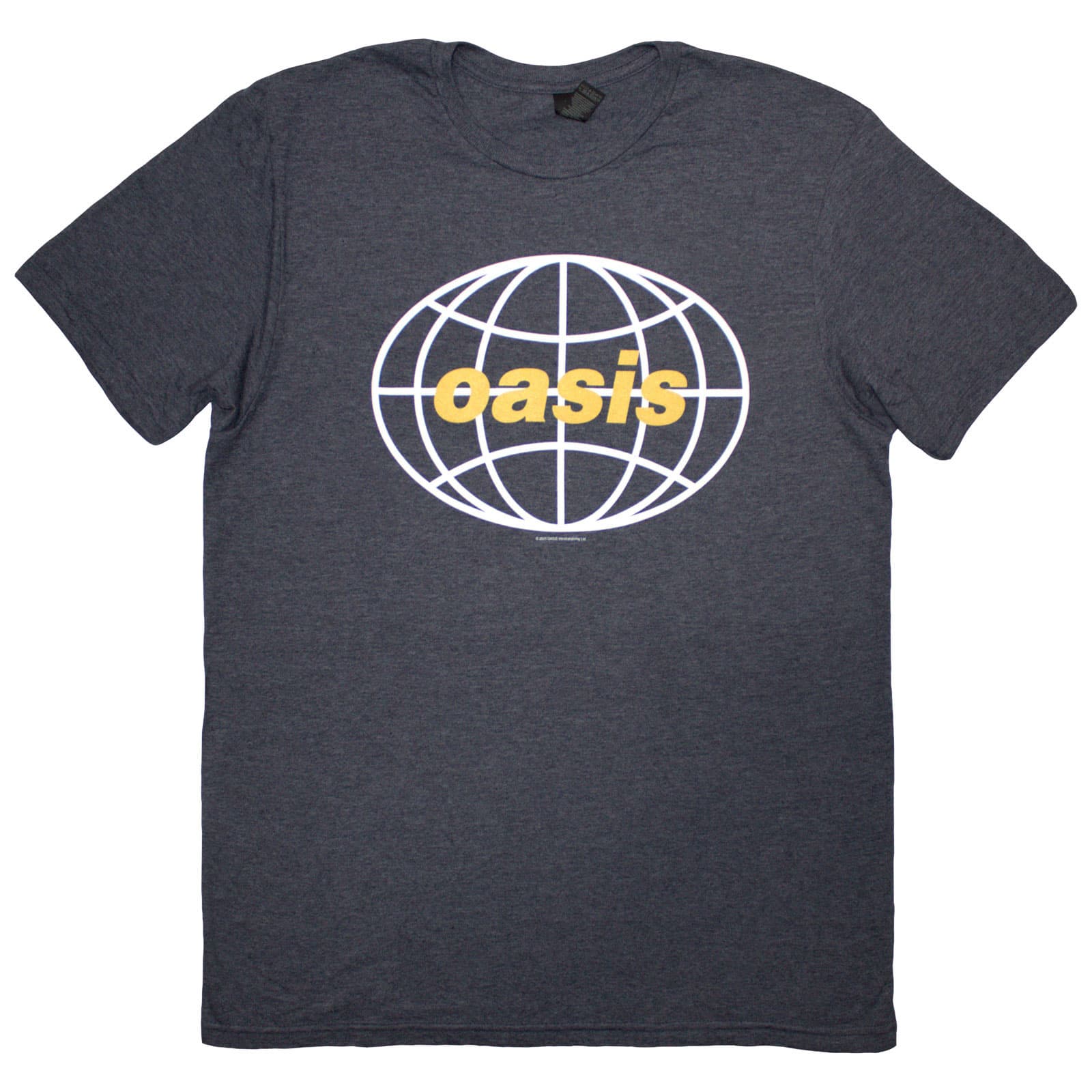 Tričko Oasis - Globe Logo, Unisex,Modrá,XXL
