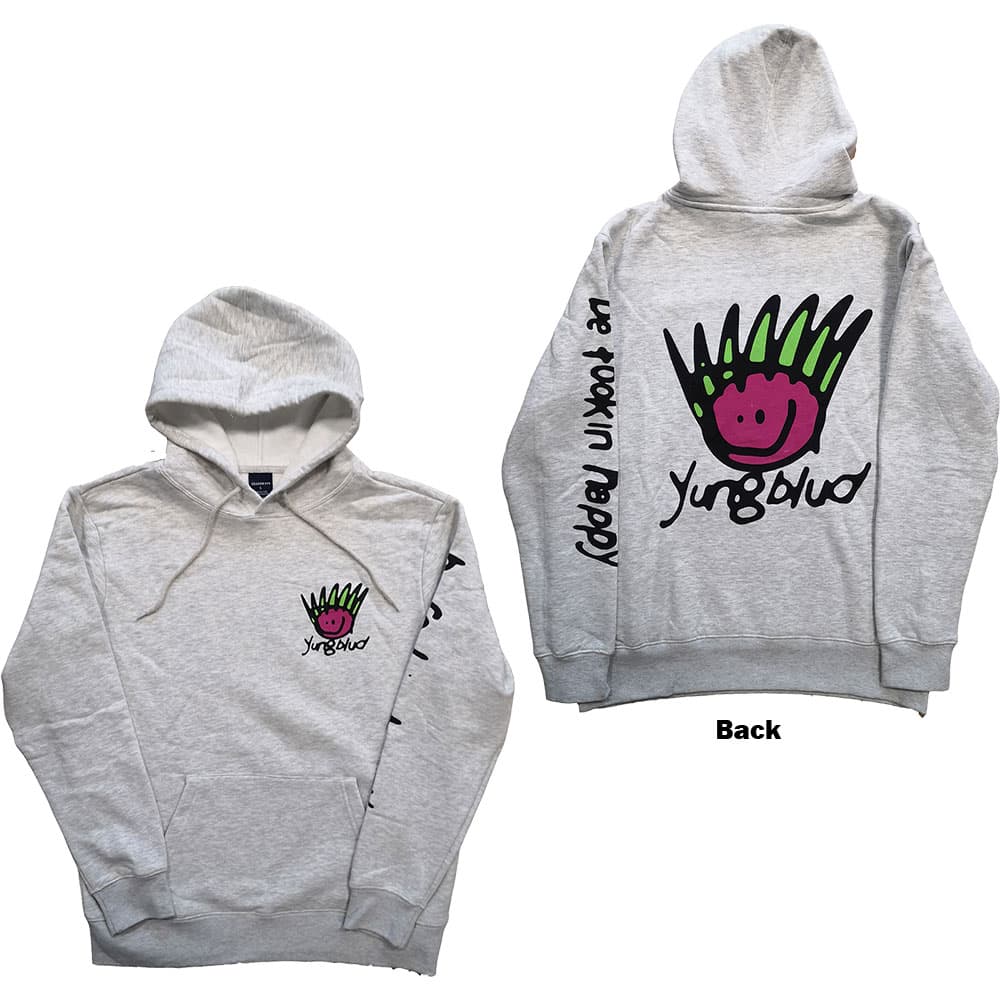 Mikina Yungblud - Face, Unisex,Biela,XL