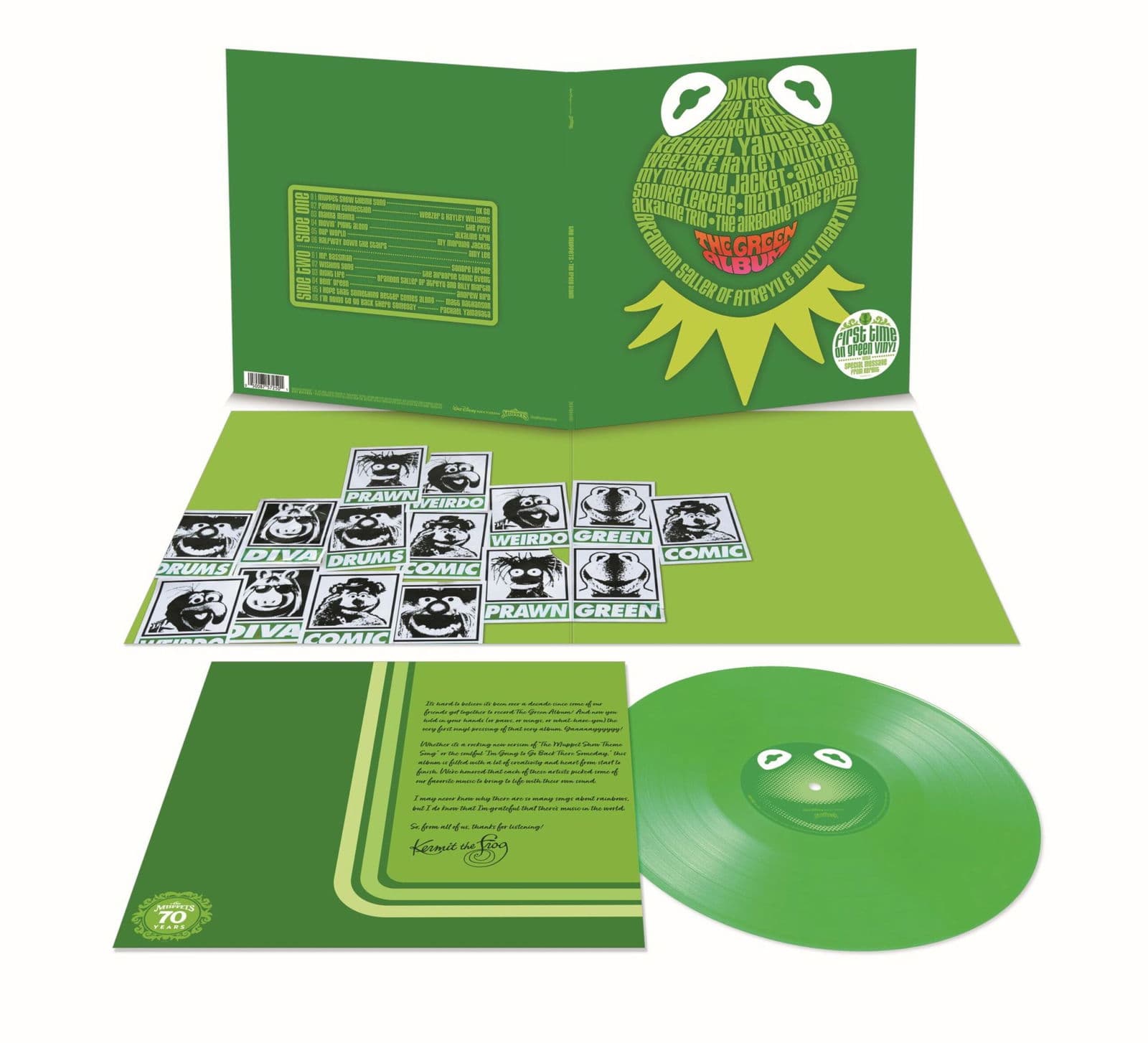 Vinyl Various Artists - THE MUPPETS: THE GREEN ALBUM