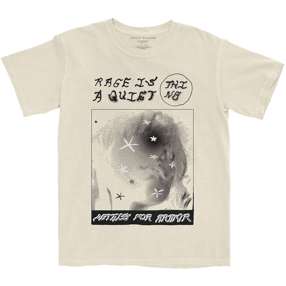 Tričko Hayley Williams - Rage, Unisex,Natural,S