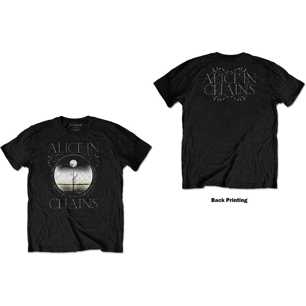 Tričko Alice In Chains - Moon Tree, Unisex,Čierna,L