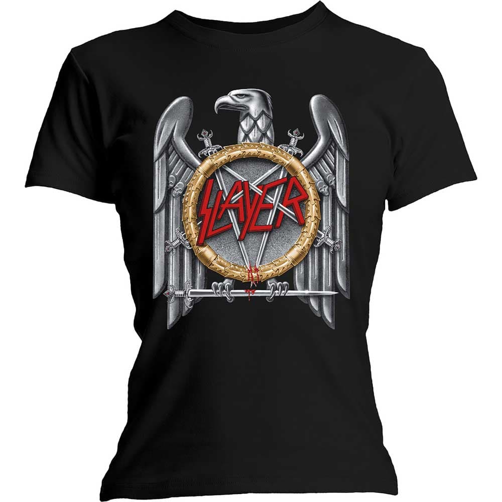 Tričko Slayer - Silver Eagle, Žena,Čierna,XL