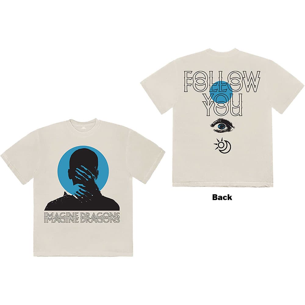 Tričko Imagine Dragons - Follow You, Unisex,Natural,L