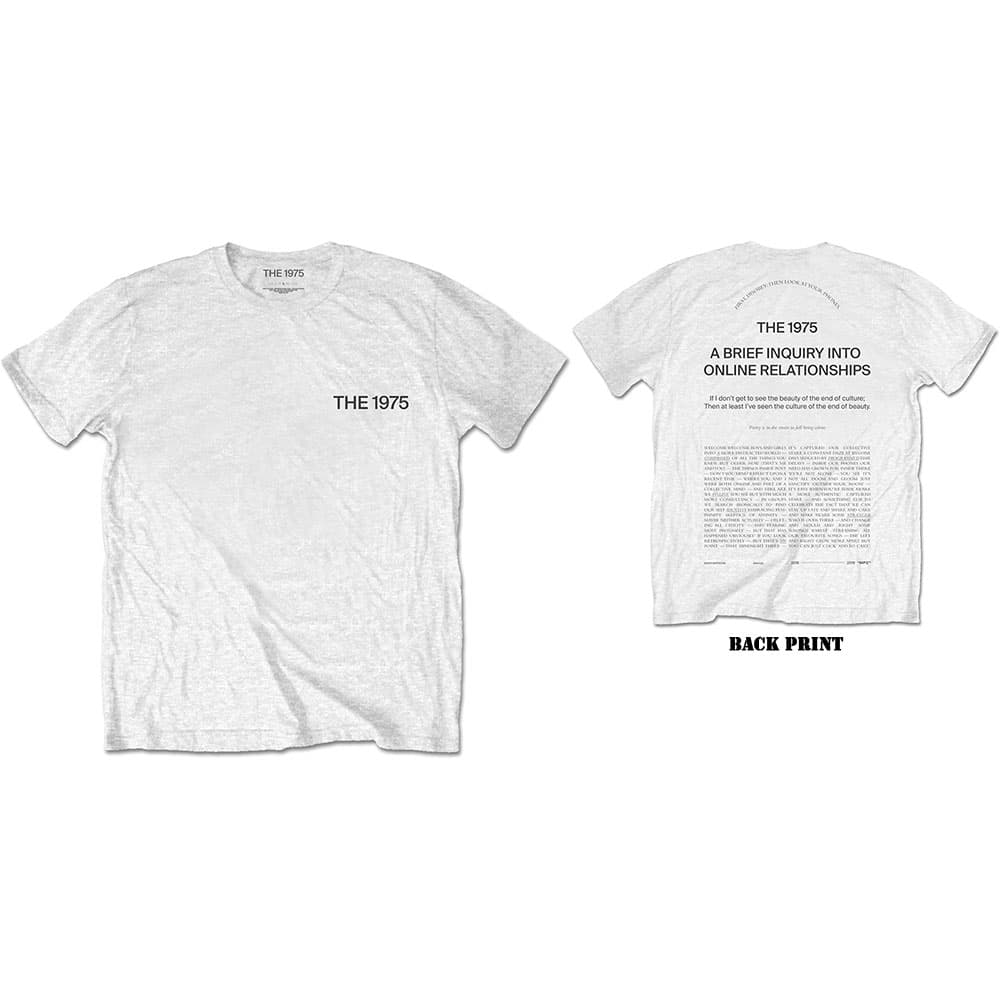 Tričko The 1975 - ABIIOR Wecome Welcome, Unisex,Biela,M