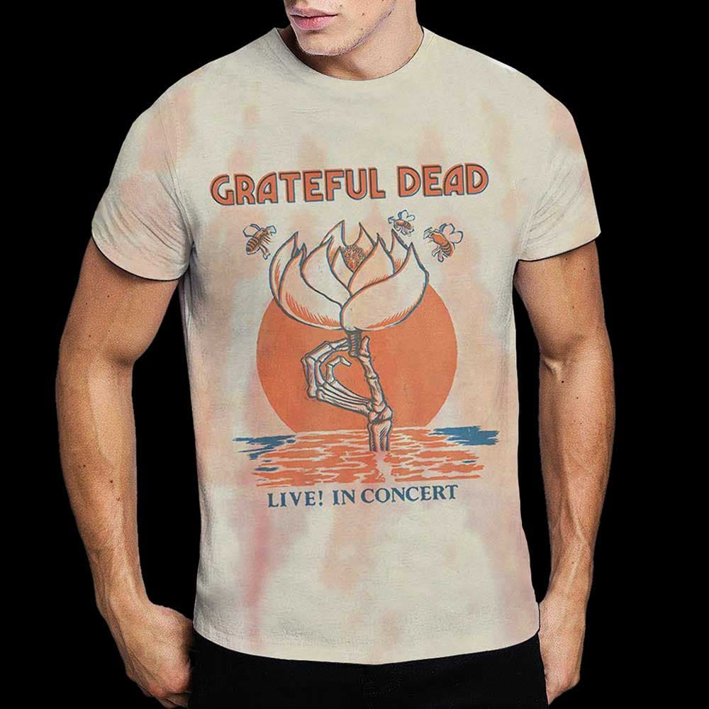 Tričko Grateful Dead - Sugar Magnolia, Unisex,Biela,M