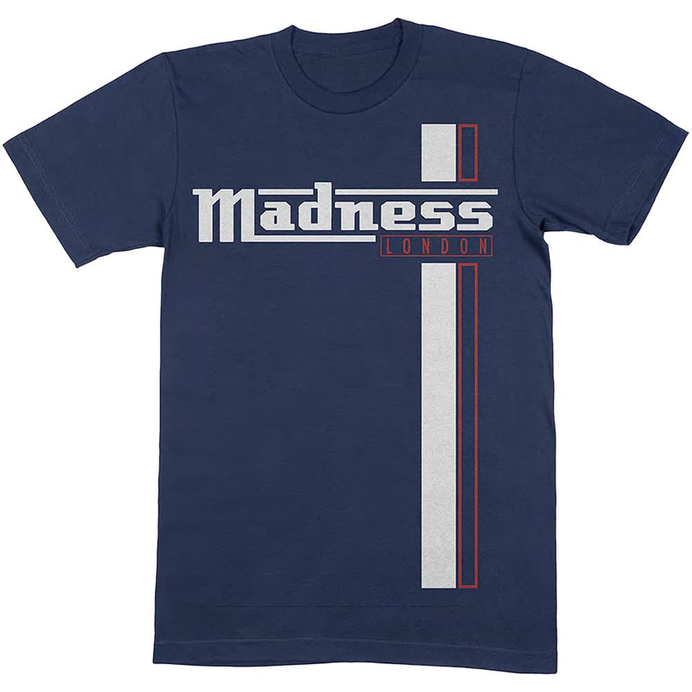 Tričko MADNESS - Stripes, Unisex,Modrá,S