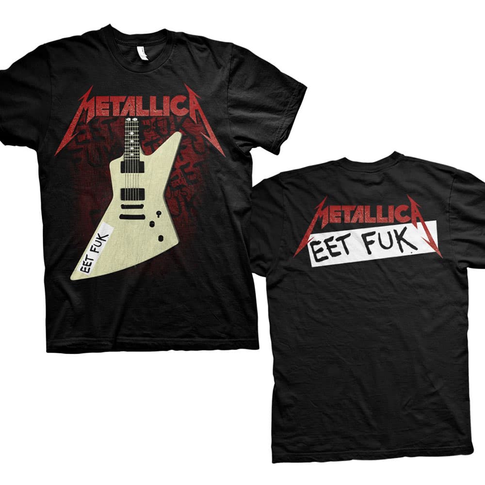 Tričko Metallica - Eet Fuk, Unisex,Čierna,M