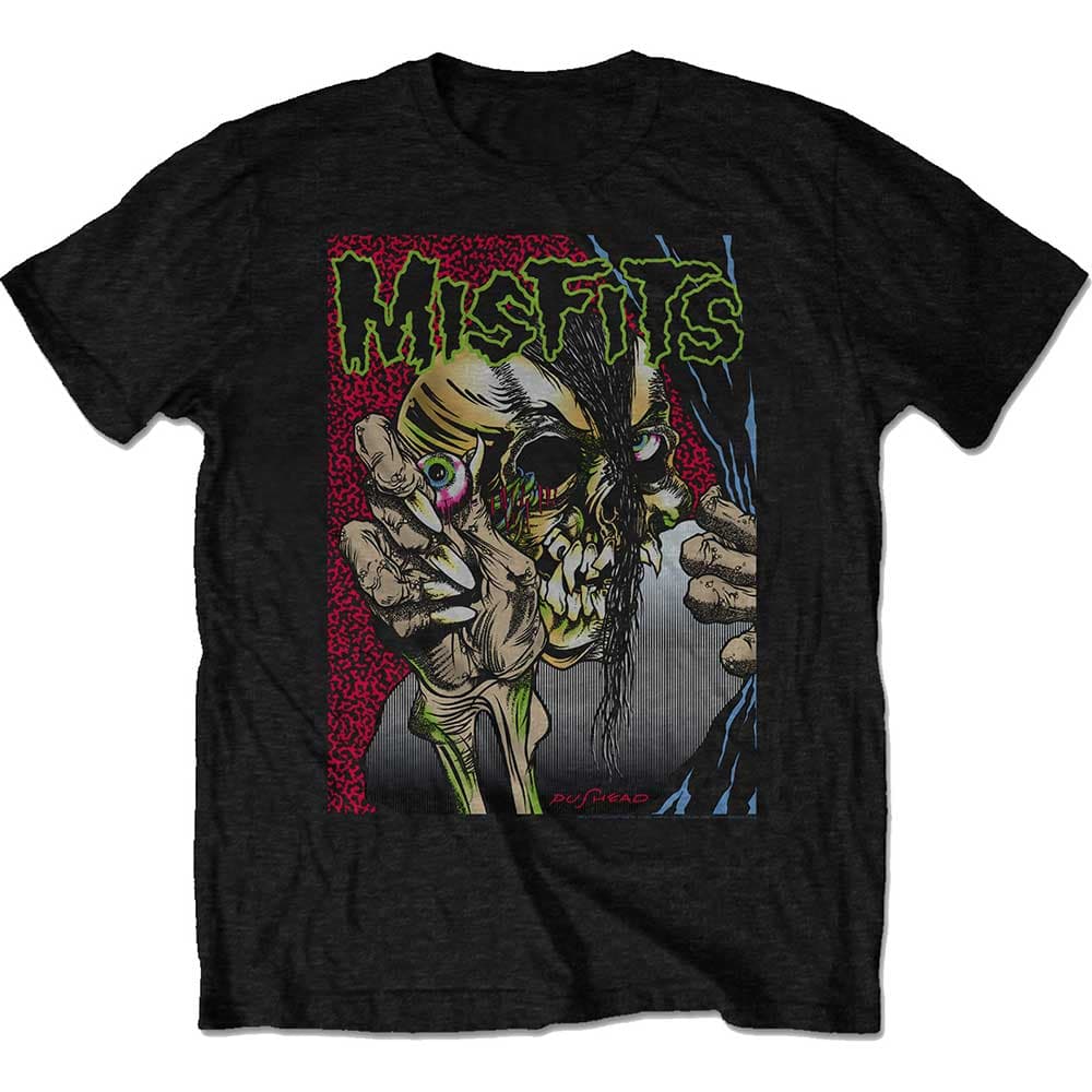 Tričko Misfits - Pushead, Unisex,Čierna,M