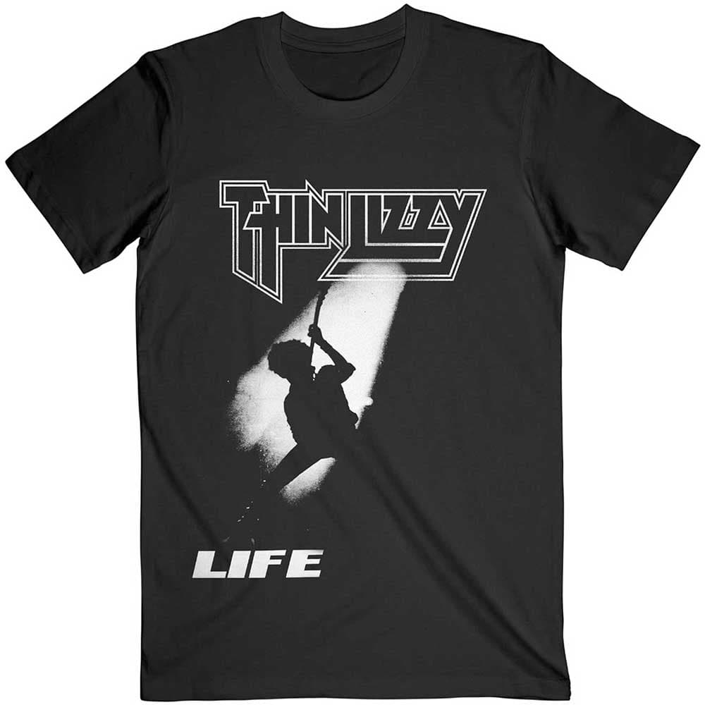 Tričko THIN LIZZY - Life, Unisex,Čierna,M