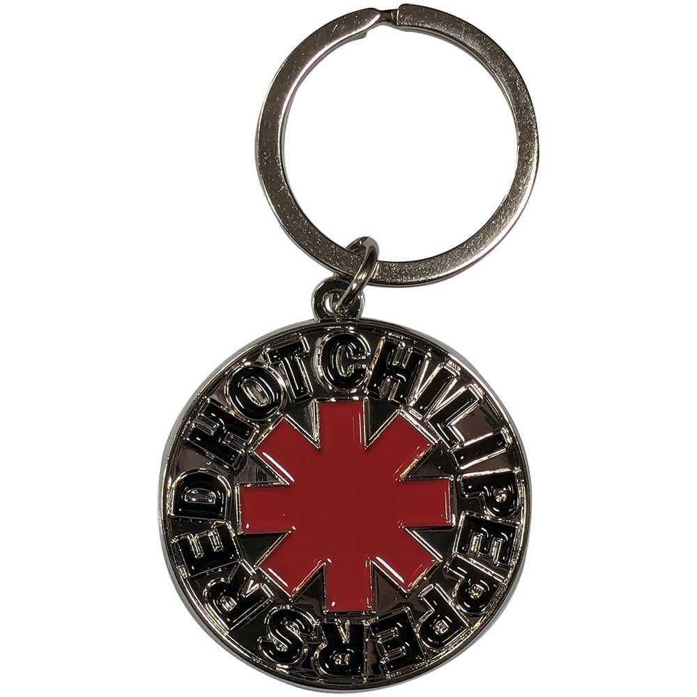 Kľúčenka Red hot chili peppers - Asterisk Logo Silver