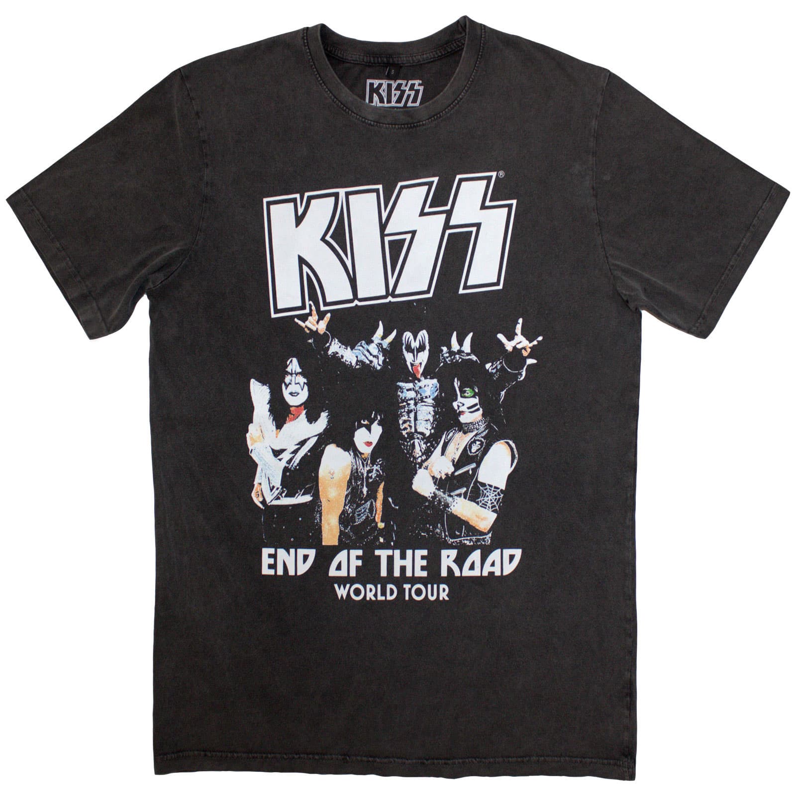 Tričko Kiss - End Of The Road World Tour, Unisex,Šedá,M