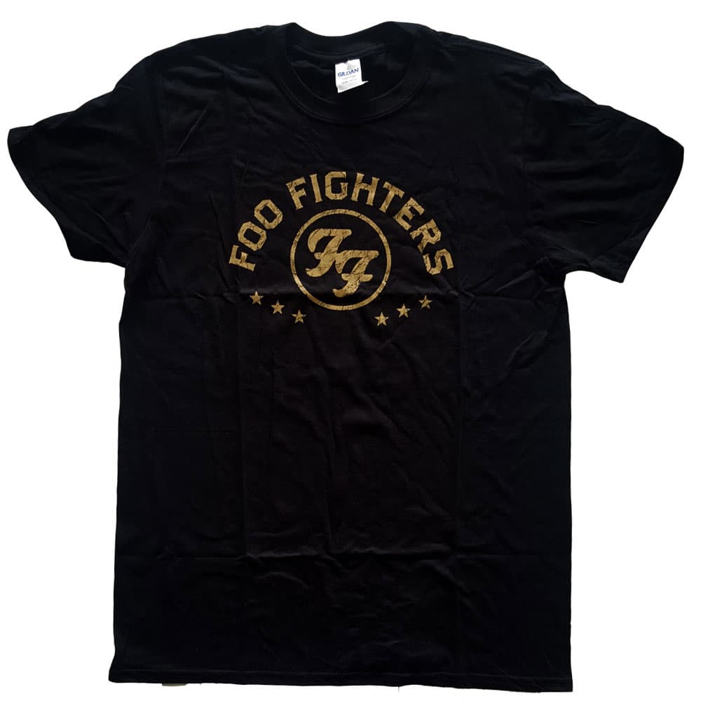 Tričko Foo Fighters - Arched Stars, Unisex,Čierna,L
