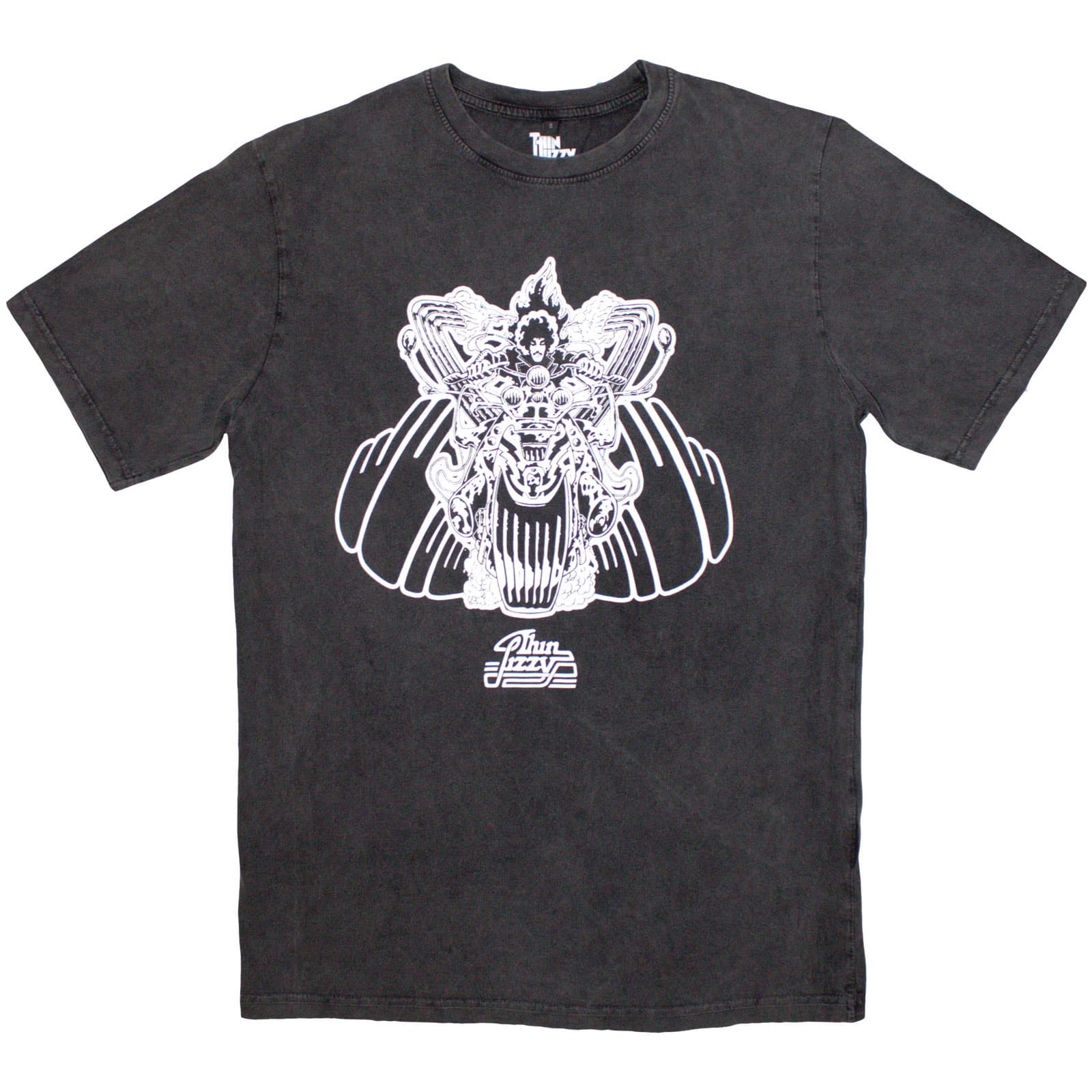 Tričko THIN LIZZY - Rocker, Unisex,Šedá,M