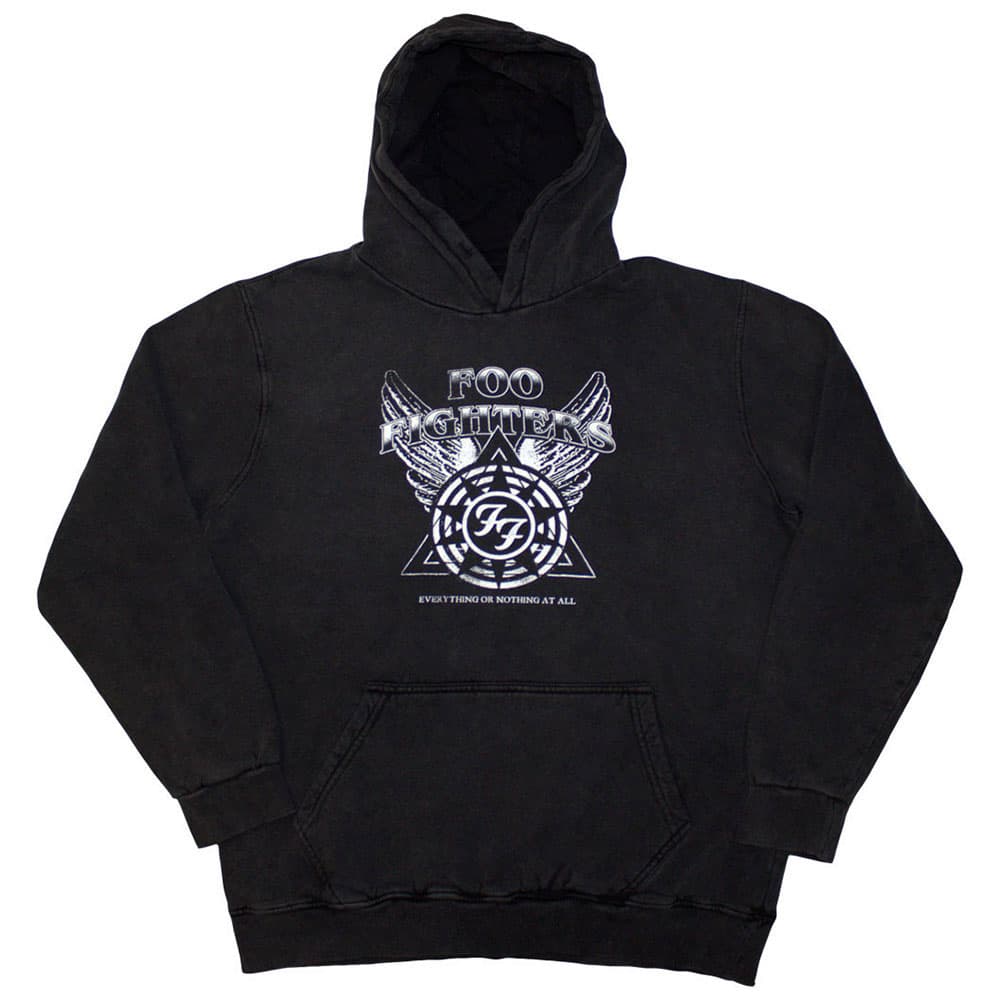 Mikina Foo Fighters - Everything Or Nothing At All Logo, Unisex,Šedá,S
