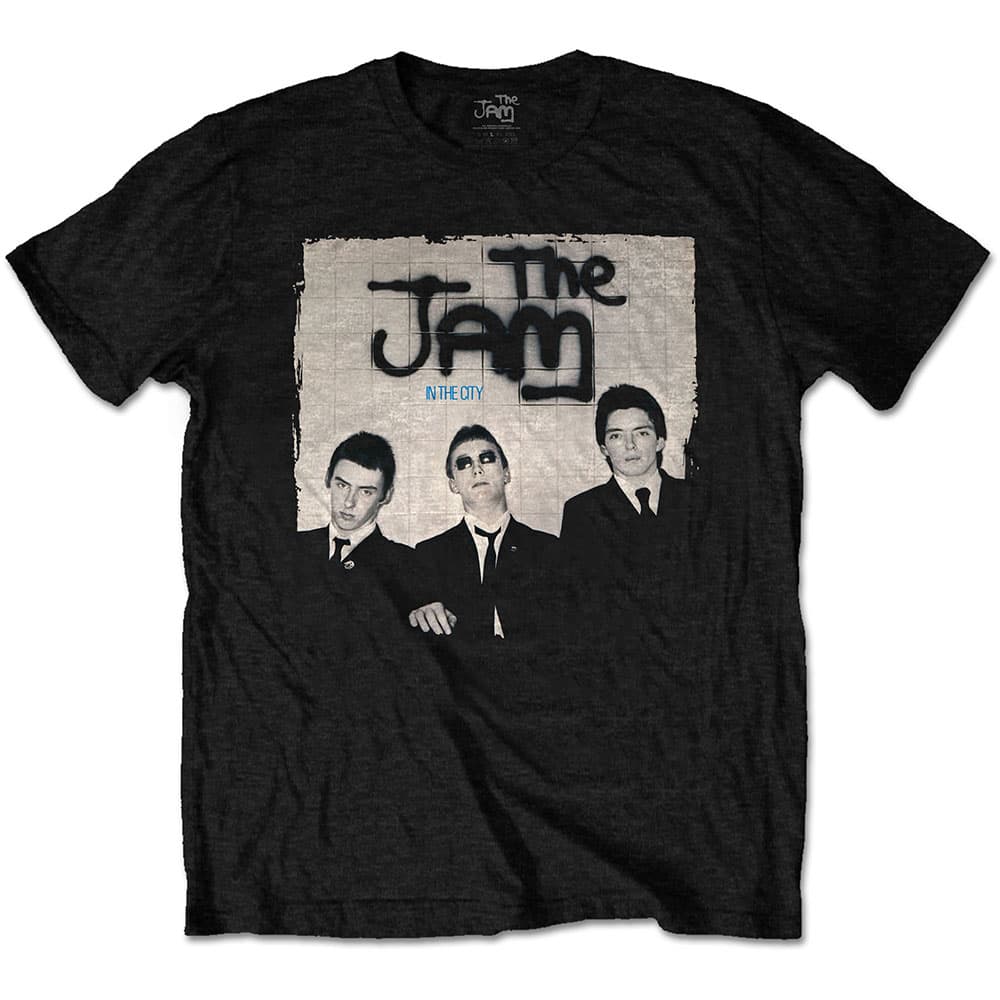 Tričko The Jam - In The City, Unisex,Čierna,L
