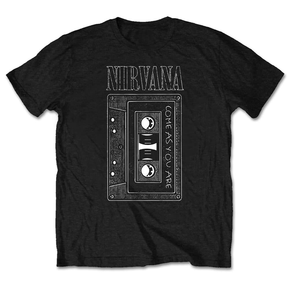 Tričko Nirvana - As You Are Tape, Unisex,Čierna,S