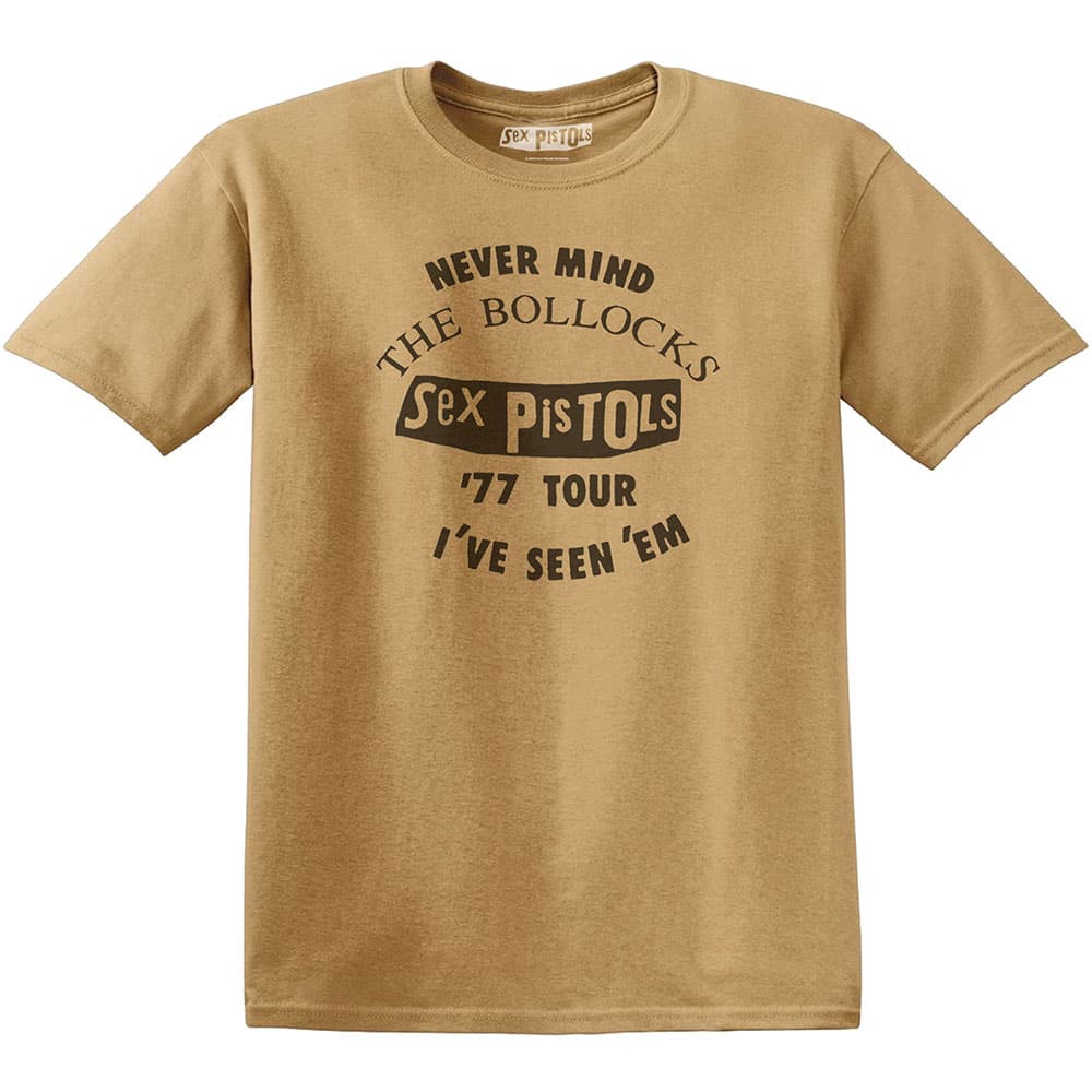 Tričko Sex Pistols - Seen 'Em, Unisex,Žltá,M