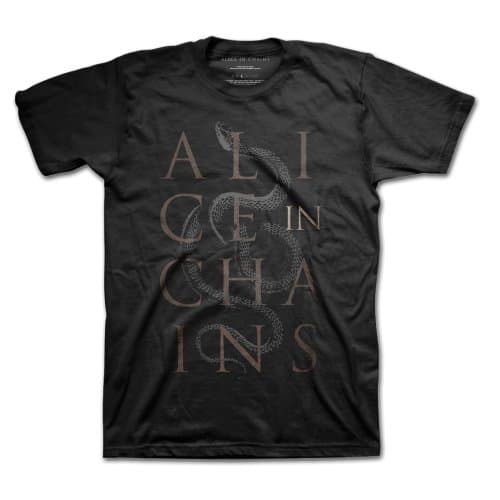 Tričko Alice In Chains - Snakes, Unisex,Čierna,M