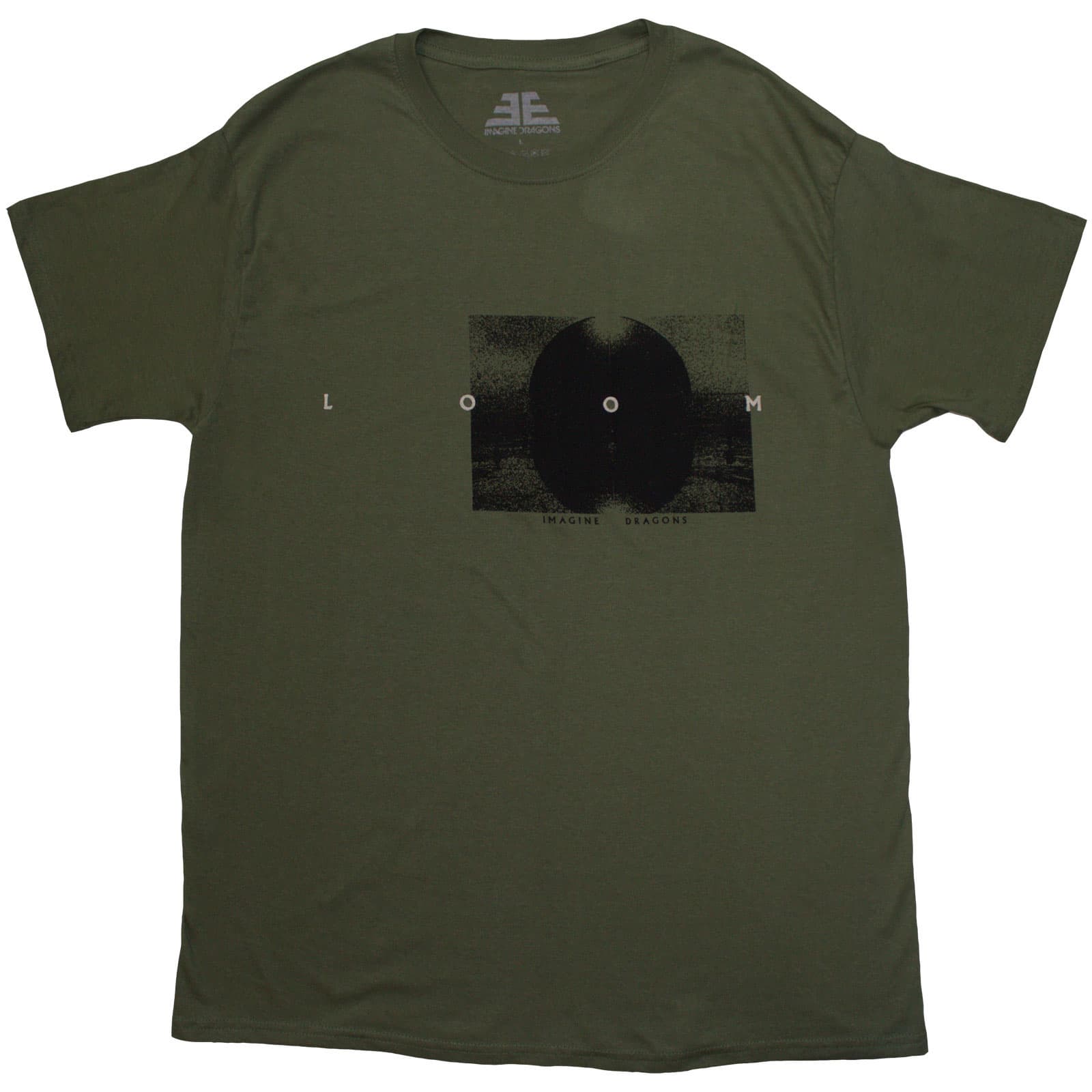 Tričko Imagine Dragons - Loom Dark Circle, Unisex,Zelená,M
