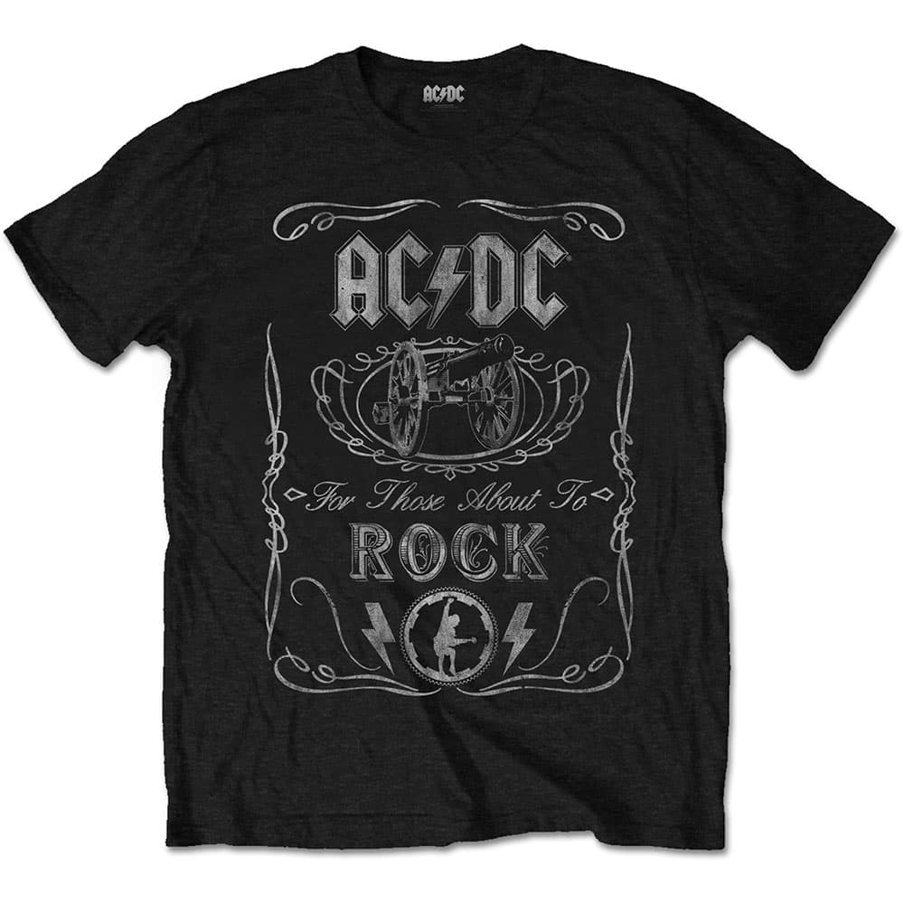 Tričko AC/DC - Cannon Swig Vintage, Unisex,Čierna,M