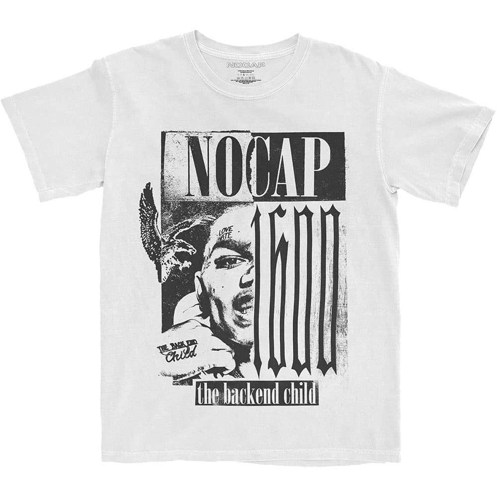Tričko NoCap - Backend, Unisex,Biela,L