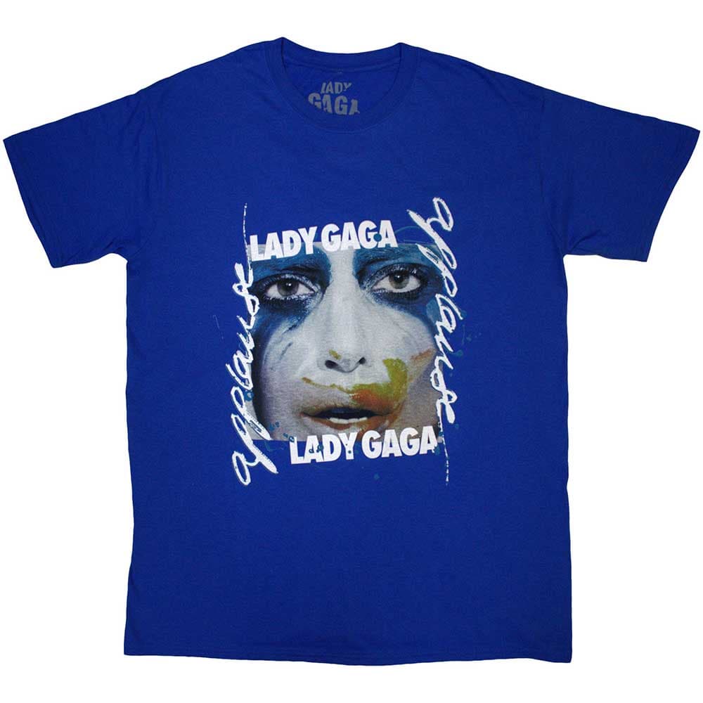 Tričko Lady Gaga - Artpop Facepaint, Unisex,Modrá,M
