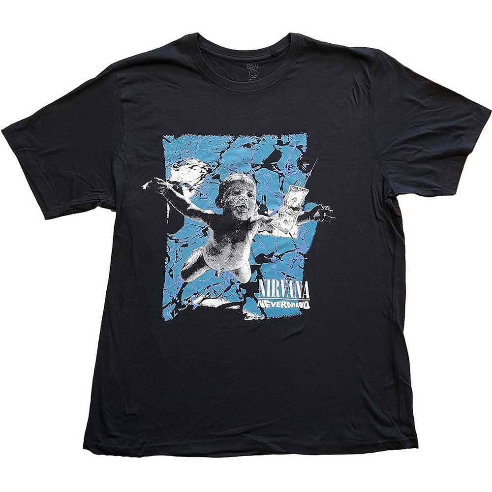 Tričko Nirvana - Nevermind Cracked, Unisex,Čierna,S