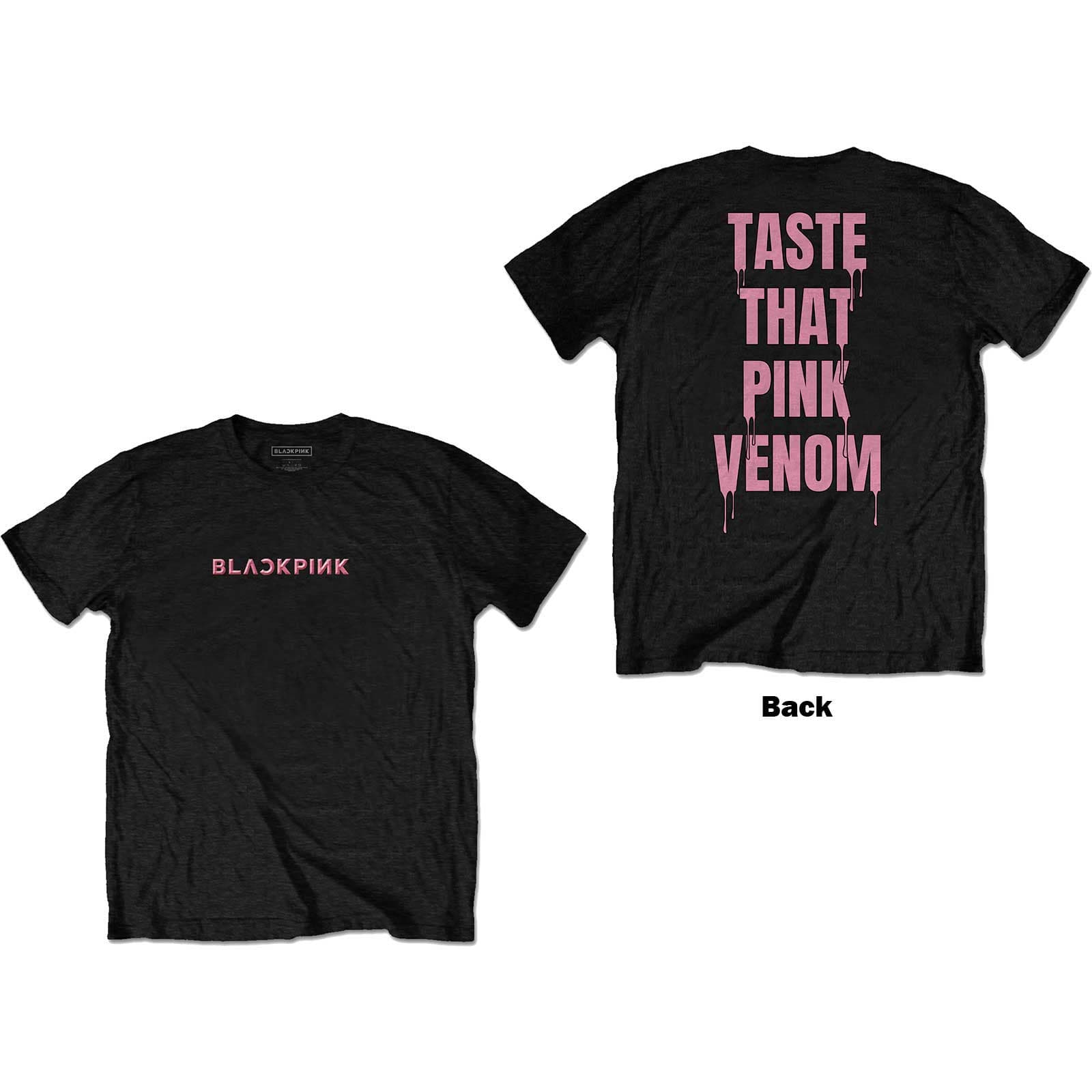 Tričko Blackpink - Taste That, Unisex,Čierna,L