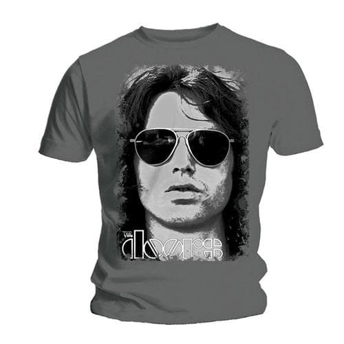 Tričko The Doors - Summer Glare, Unisex,Šedá,M