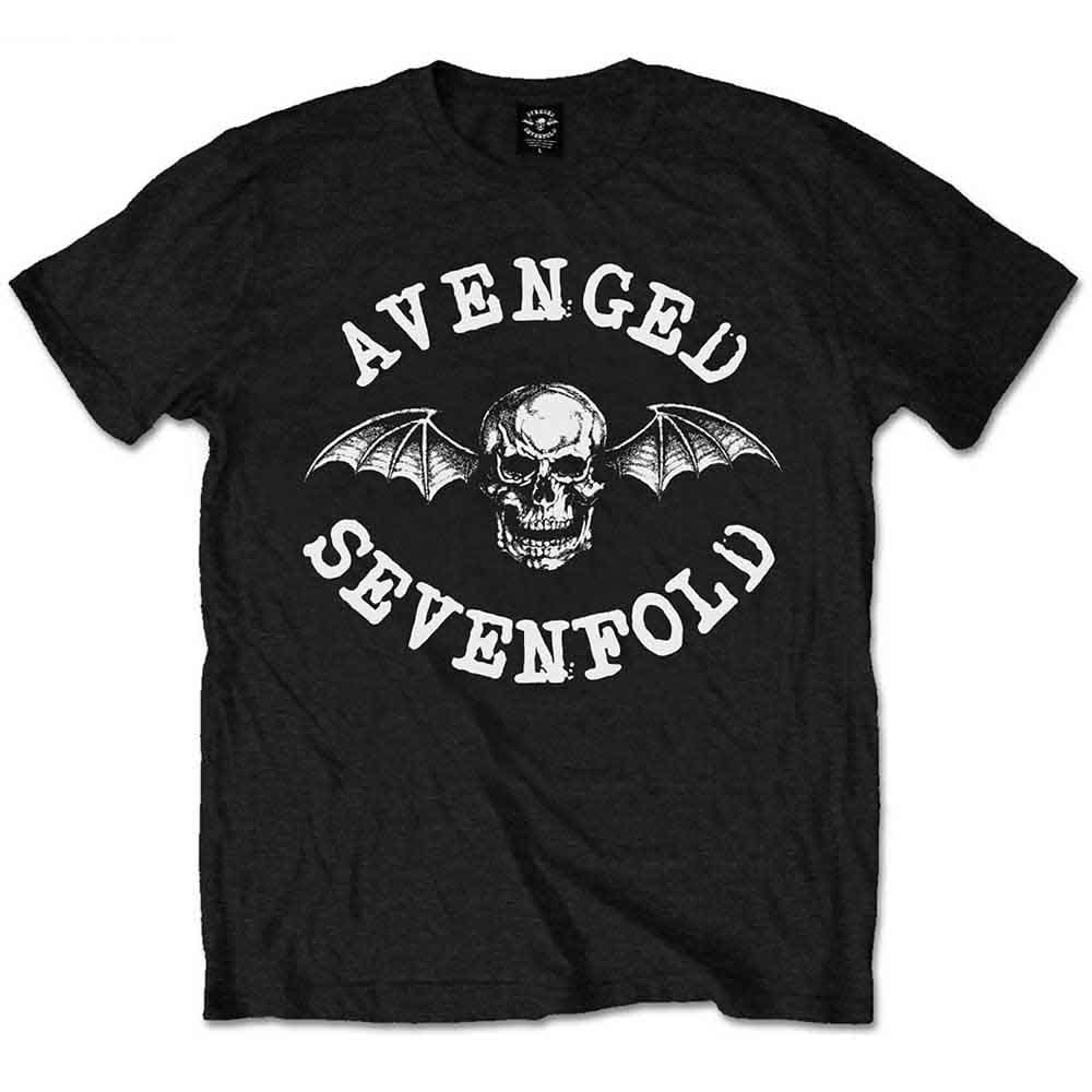 Tričko Avenged Sevenfold A7X - Classic Deathbat, Dieťa,Čierna,11 – 12 rokov