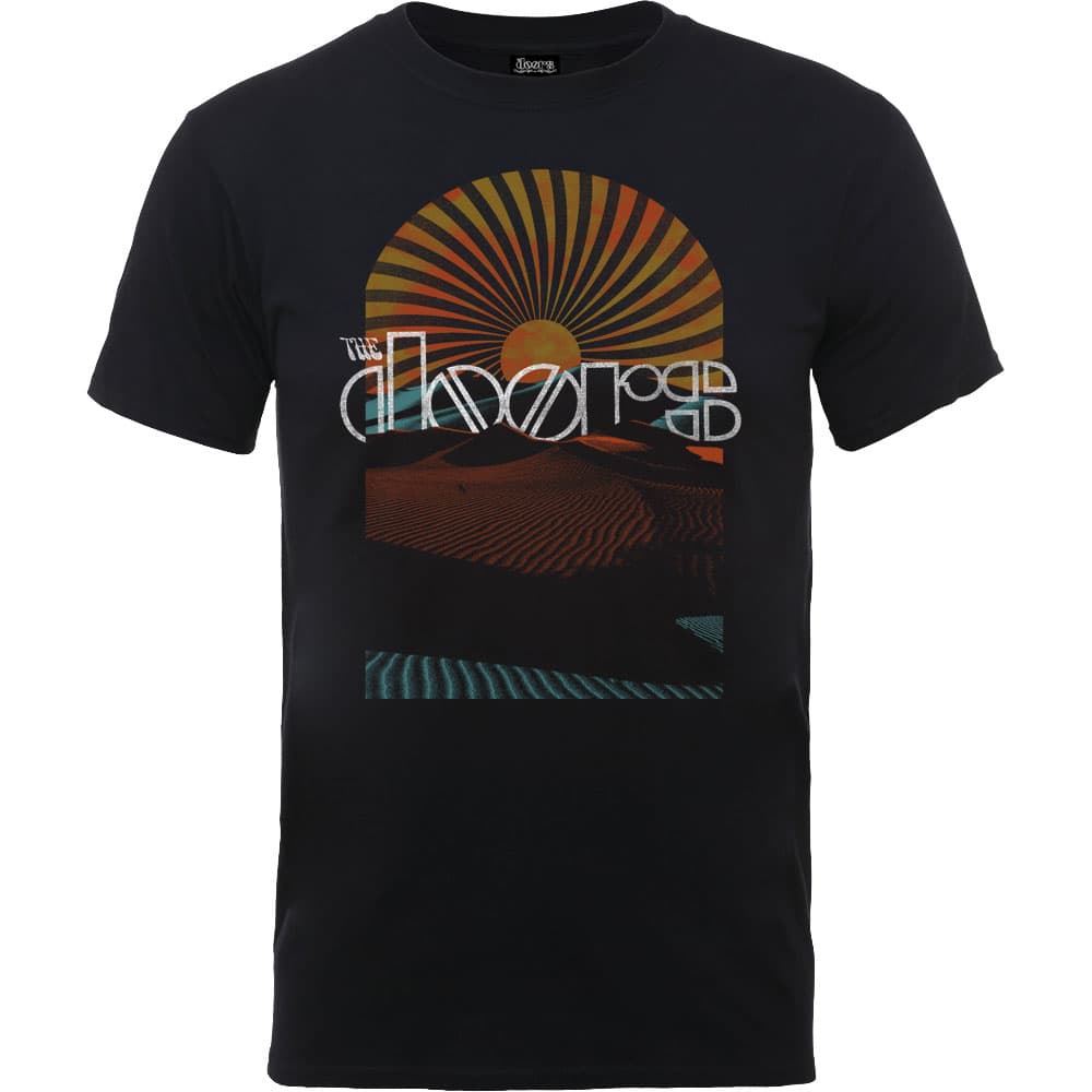 Tričko The Doors - Daybreak, Unisex,Čierna,M