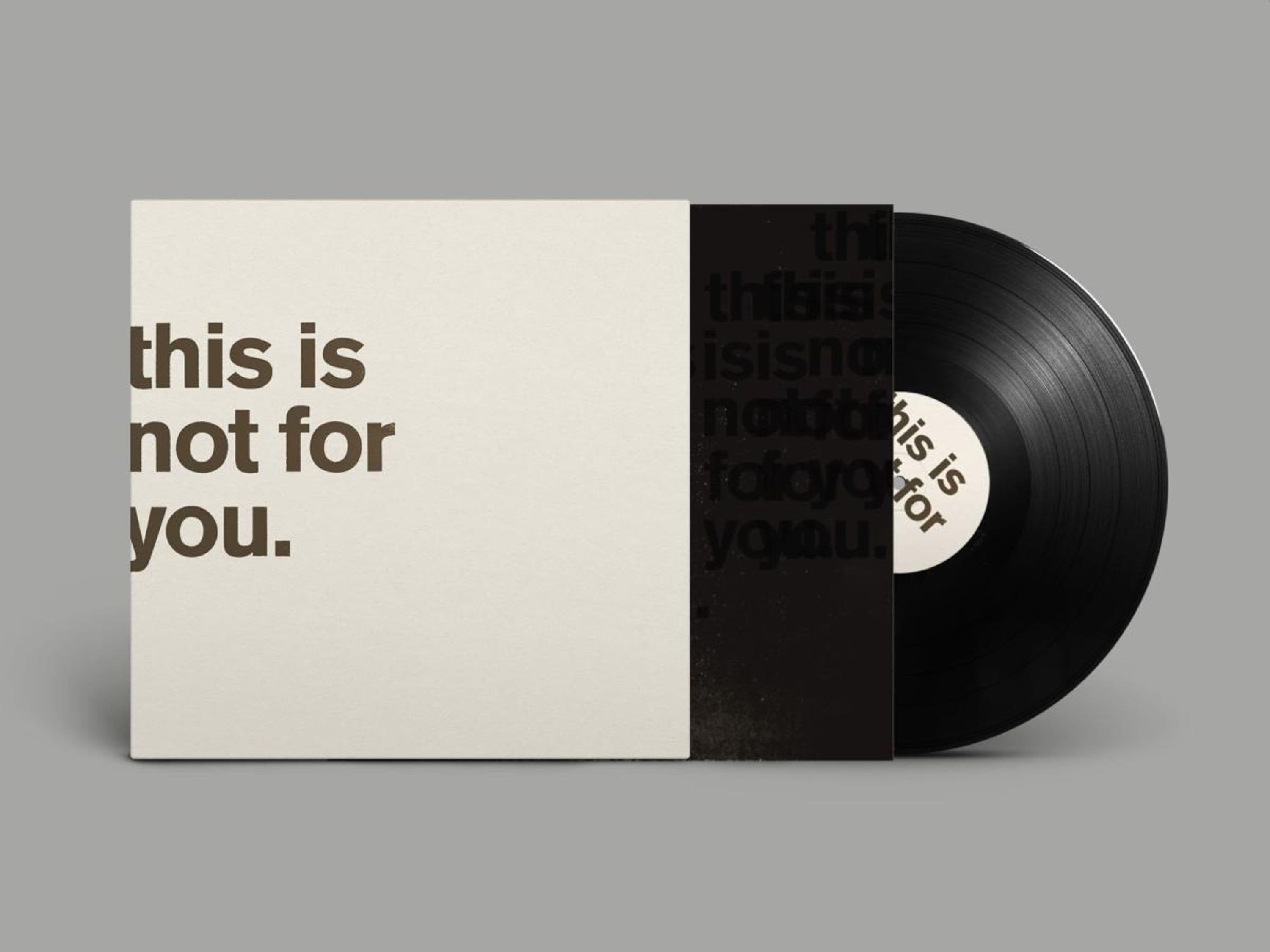 Vinyl Matthew Bourne - THIS IS NOT FOR YOU