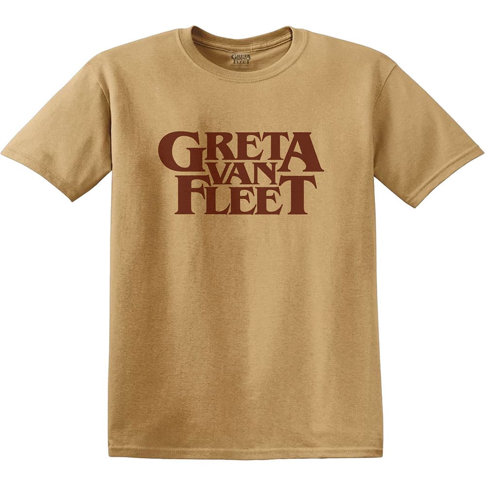 Tričko Greta Van Fleet - Logo, Unisex,Žltá,S