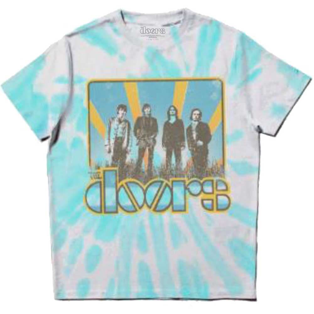 Tričko The Doors - Waiting For The Sun, Unisex,Modrá,S