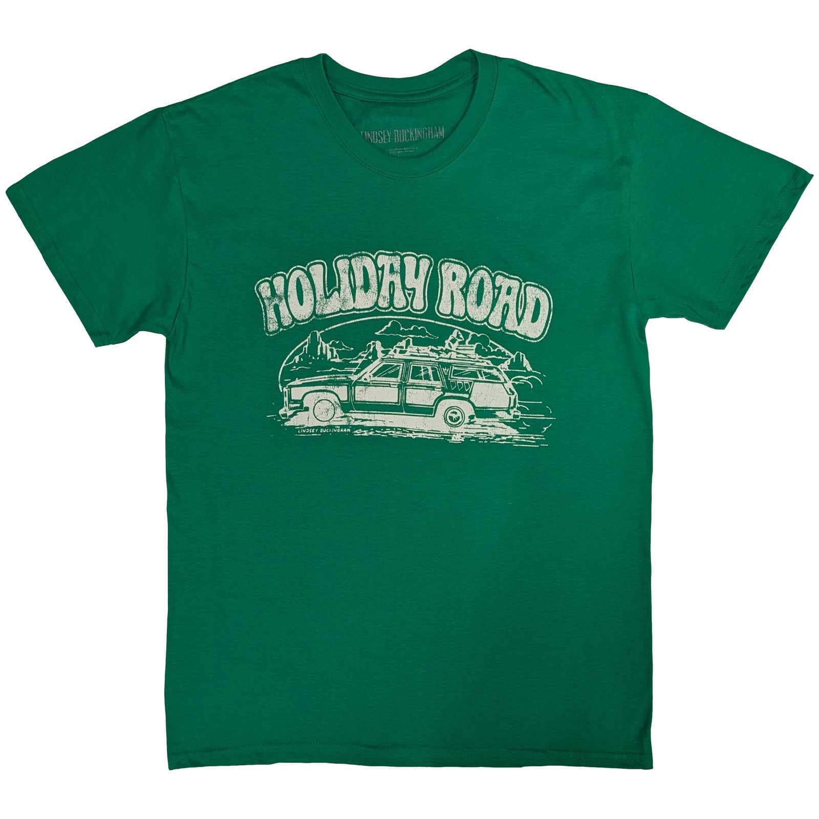 Tričko Lindsey Buckingham - Holiday Road, Unisex,Zelená,M